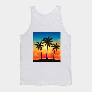 Sunset Silhouette Tank Top